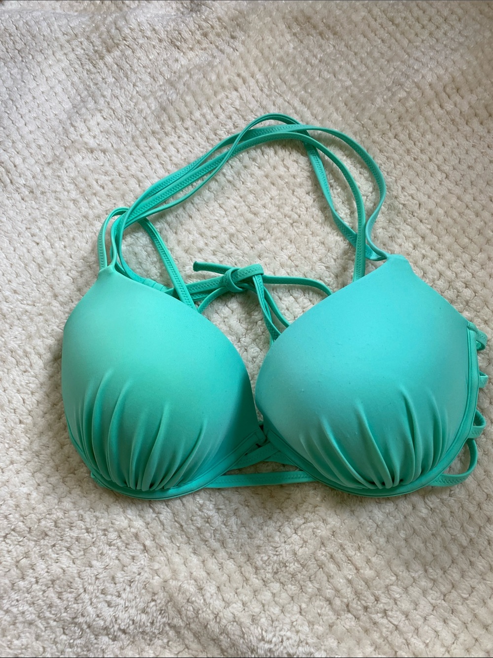 Shade & Shore Teal Bikini Top